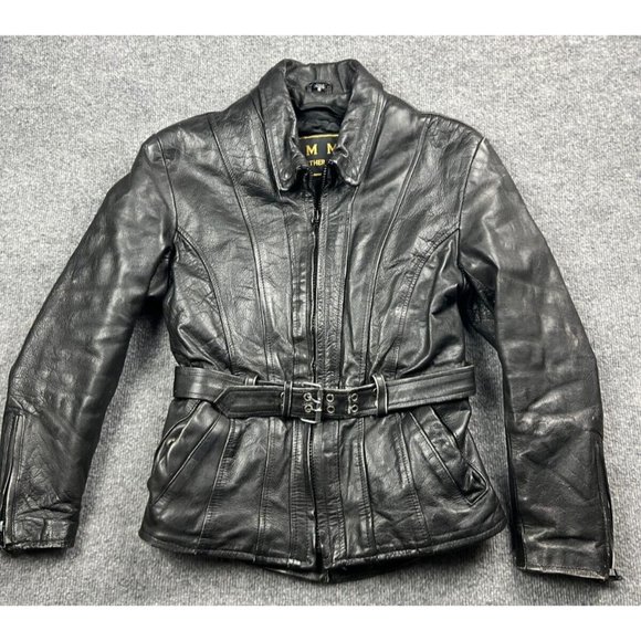 M M Leather Goods Jackets & Coats Vintage M M Leather Goods Leather